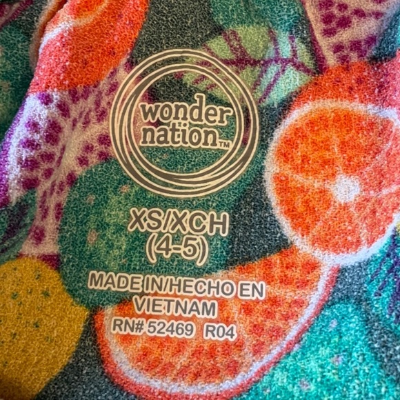 Wonder Nation Orange Yellow Casual Jumpsuit - Picture 3 of 5